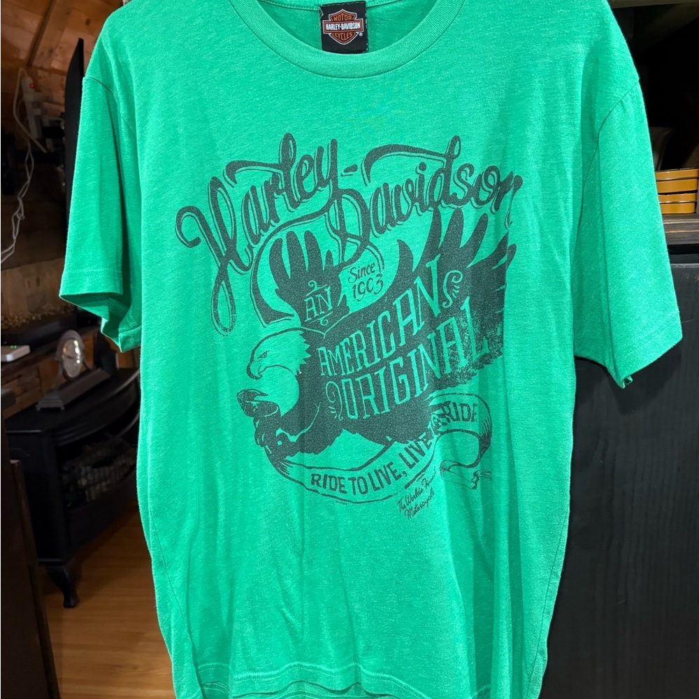 Harley-Davidson Vibrant Green Graphic Tee